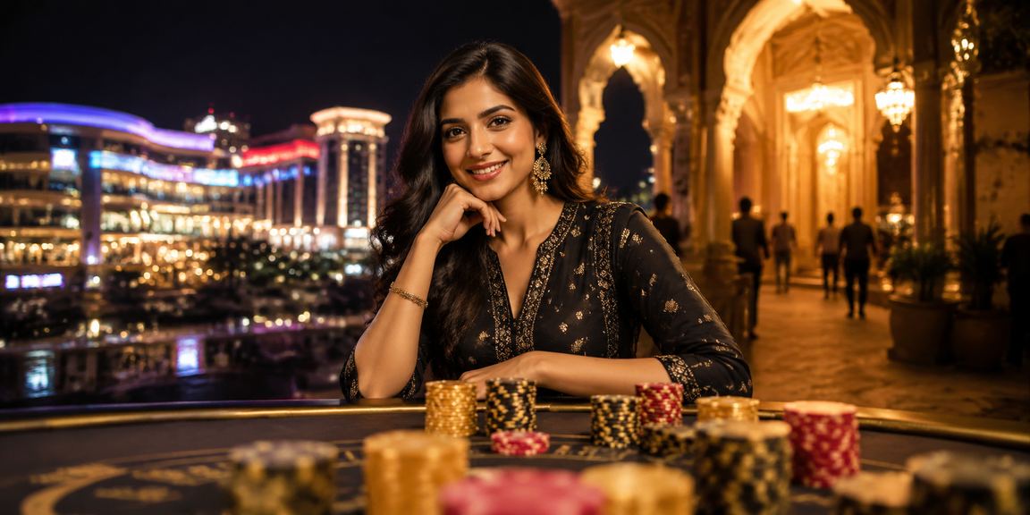 Indian player enjoying Andar Bahar card game
