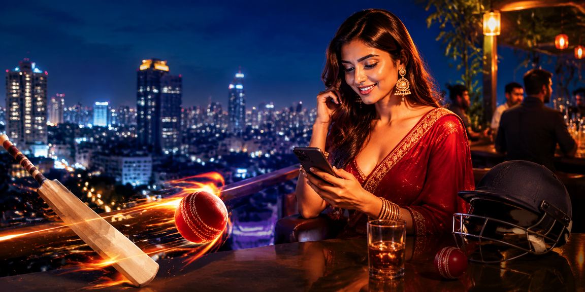Cricket betting activity in Pune city with players focused on game